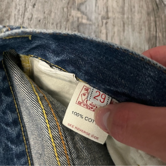 Evisu Distressed Jeans - Picture 6 of 7